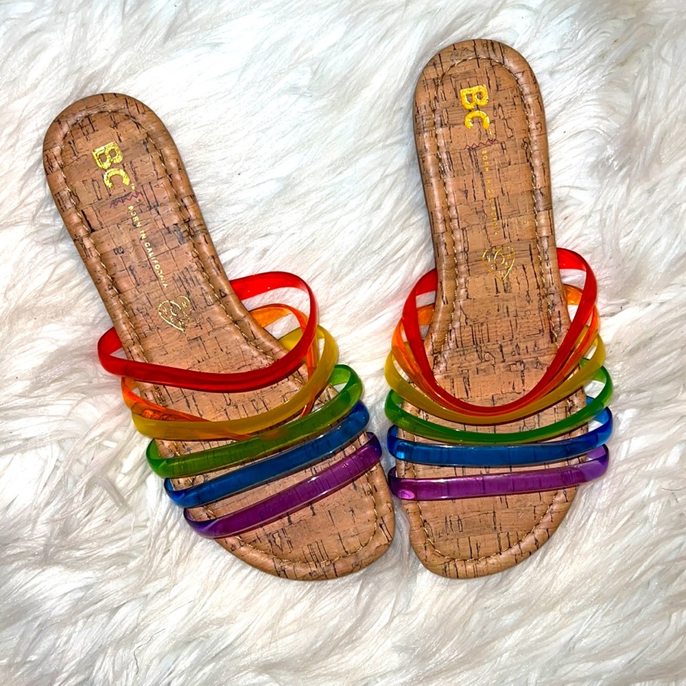 BC Women’s Colorful Jelly Sandal (NWOT)